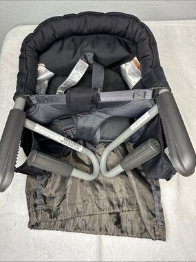 Inglesina Fast Table Chair Portable Black Hook-On High Chair